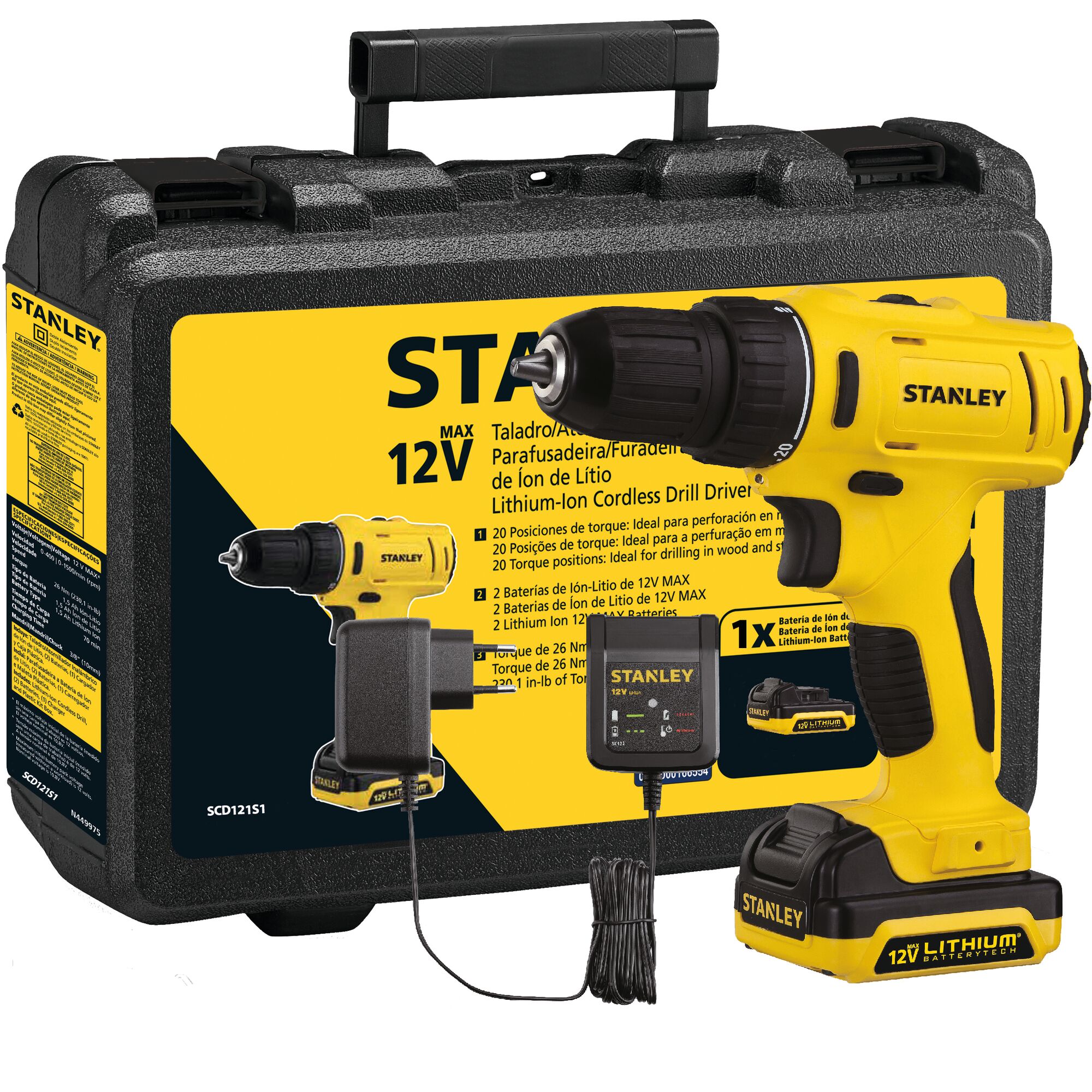 12V Compact Cordless Drill Driver