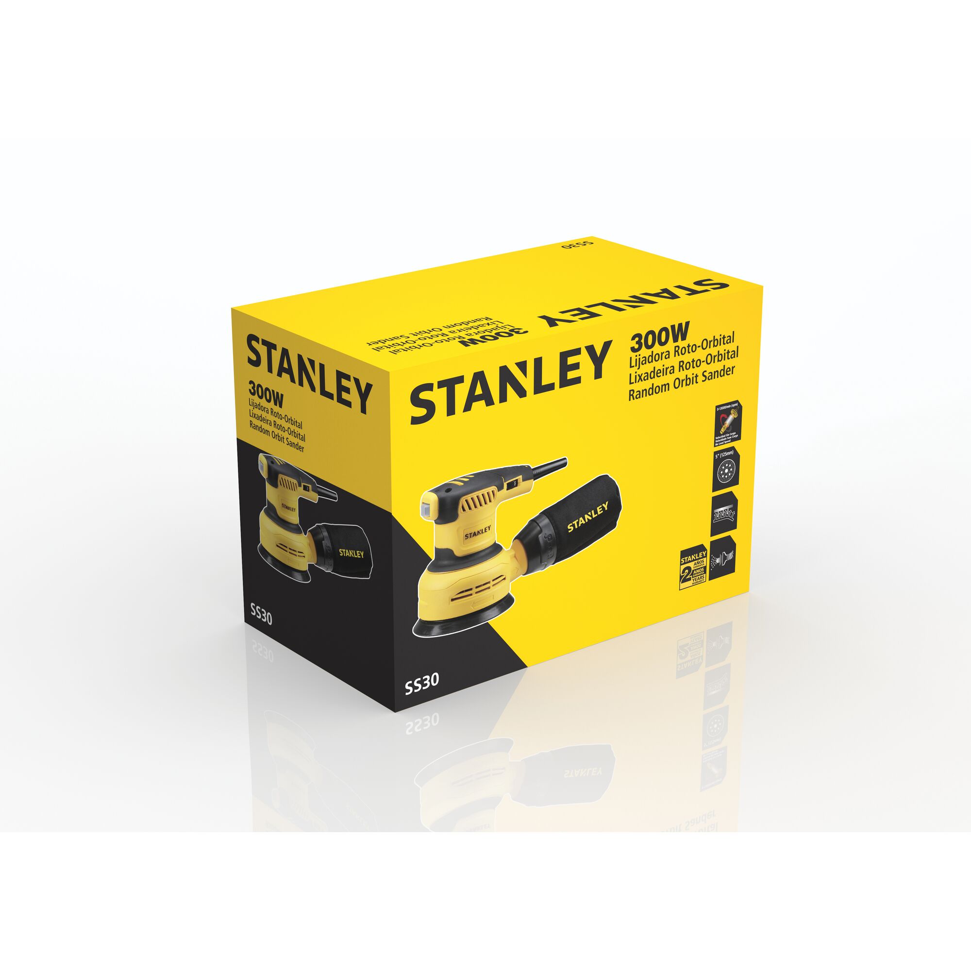 5" 300W Variable Speed Random Orbital Sander - test