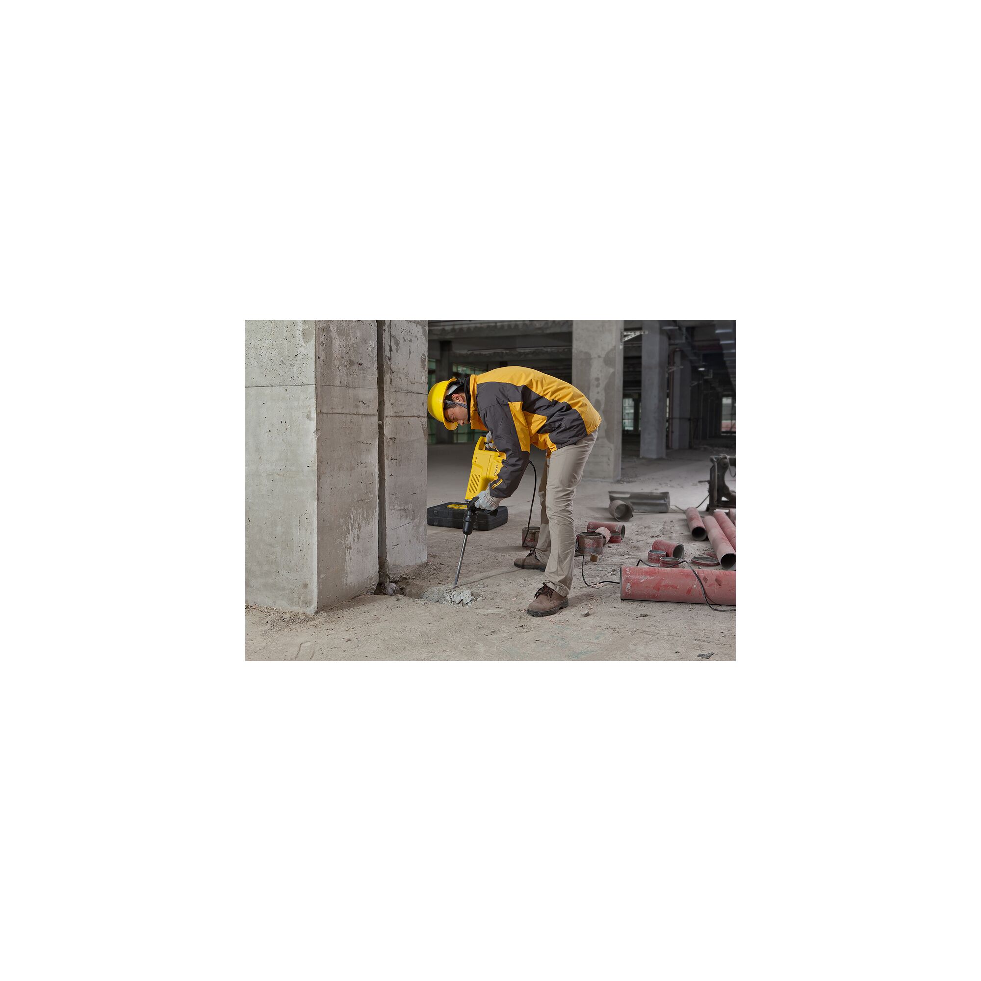 STHM10K, 10 kg SDS-MAX Demolition Hammer, Application