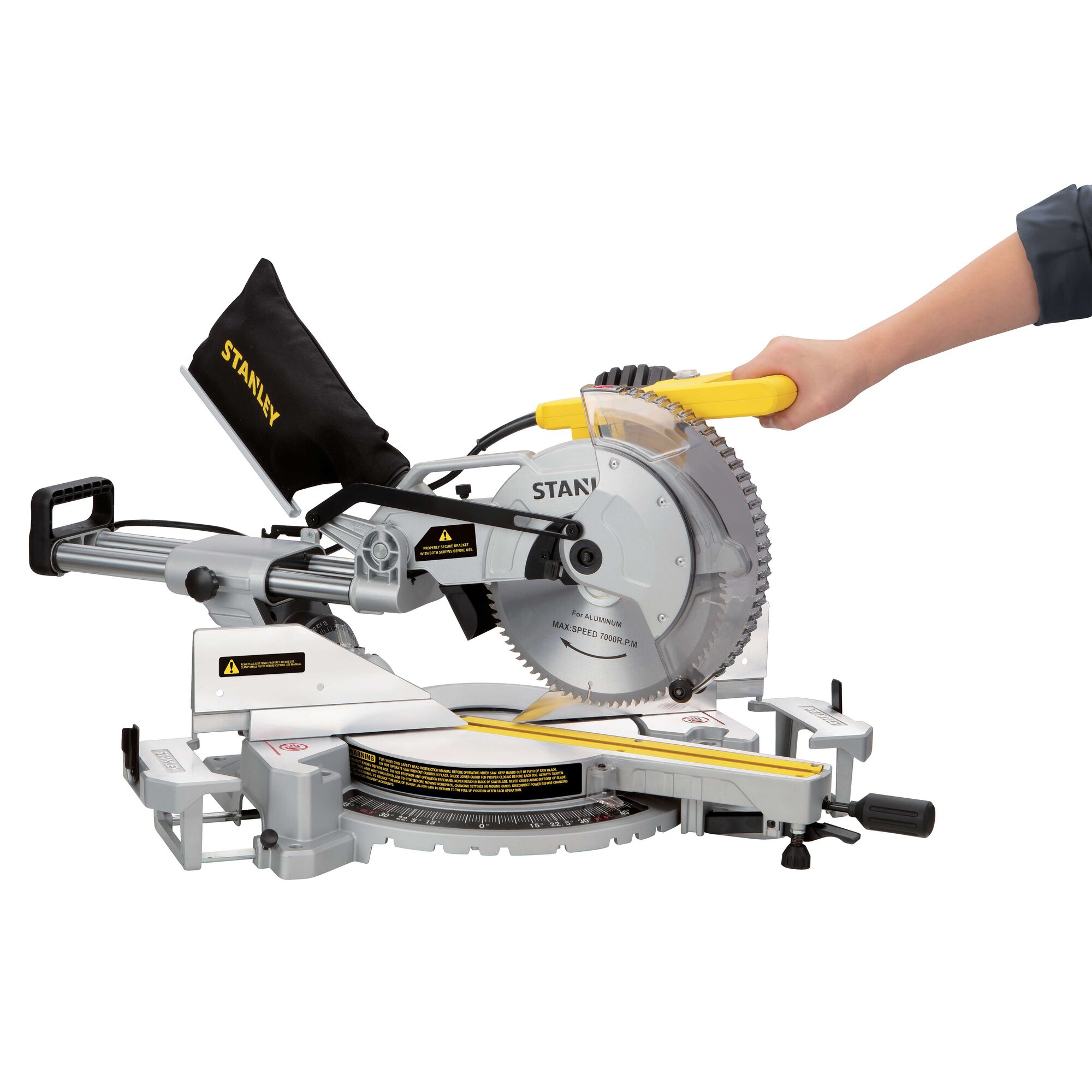 1800 W 255 mm Sliding Mitre Saw